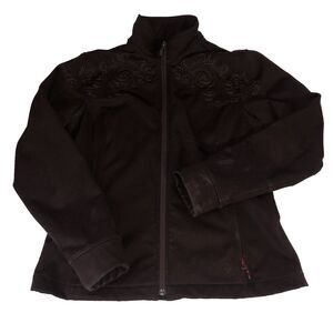 Ariat Women’s Soft Shell Jacket Embroidered Brown Size Medium